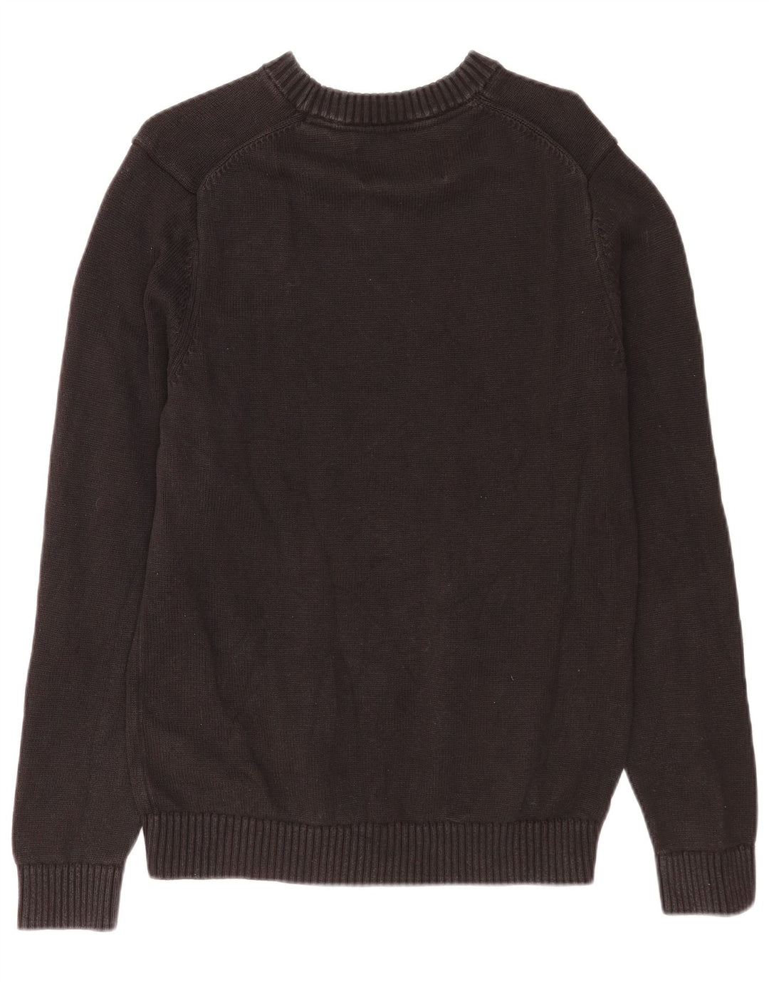 Calvin Klein Jeans Pull à col rond pour homme Noir moyen classique