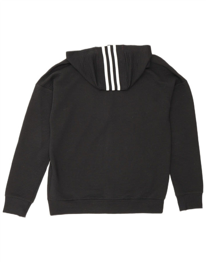 Adidas Pull à capuche zippé garçon 13-14 ans Noir Polyester
