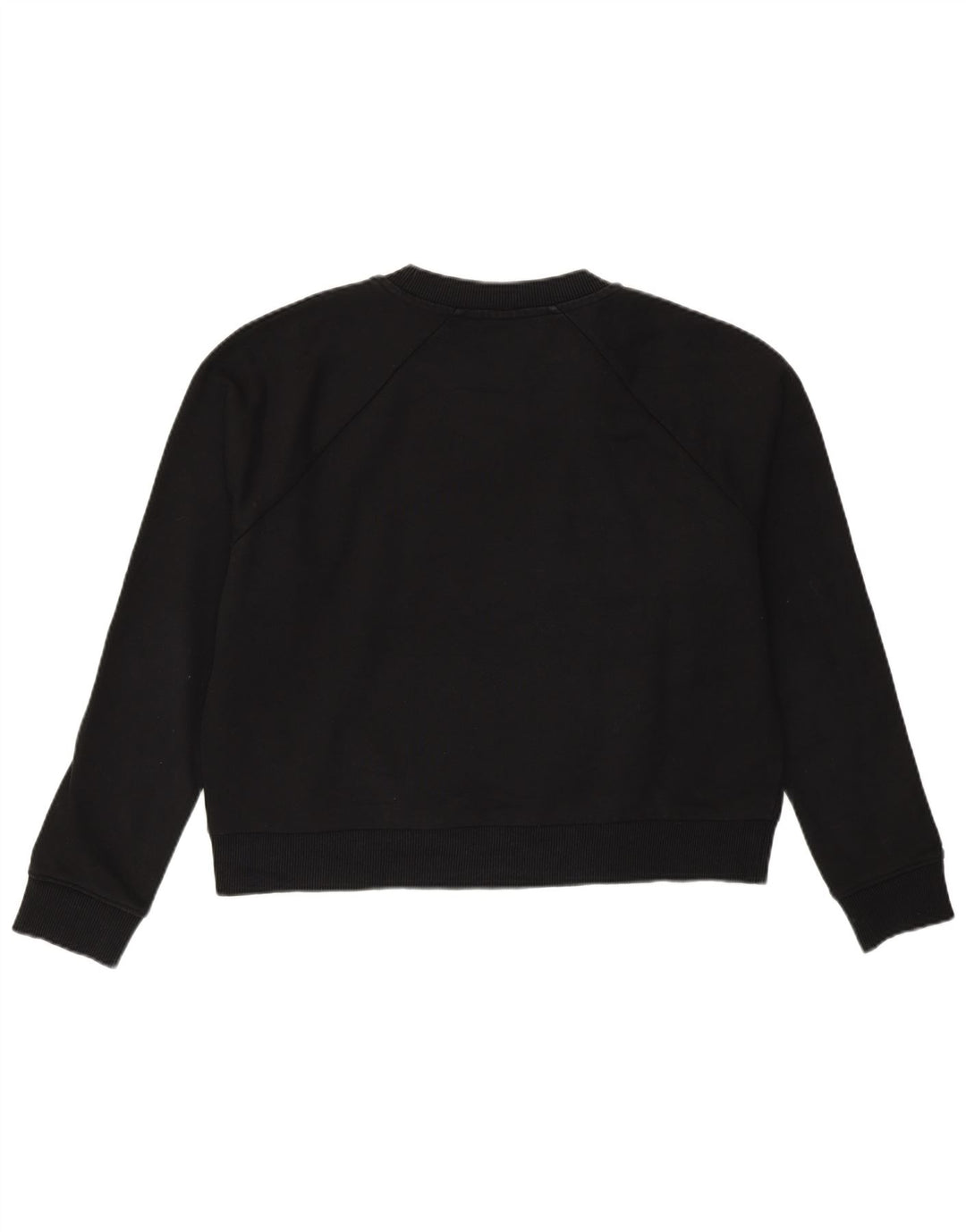 Vans Sweat-shirt surdimensionné Crop Graphic pour femme UK 14 Noir moyen