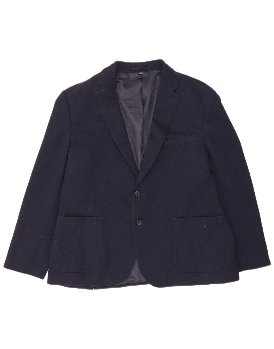 Marks & Spencer Veste blazer à 2 boutons pour homme UK 46 XL Bleu marine Polyester