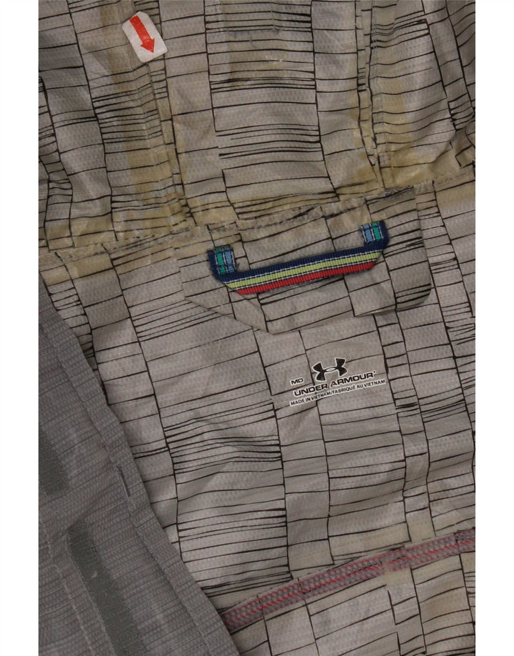 UNDER ARMOUR Veste de pluie à capuche pour homme UK 38 Gris moyen Polyester