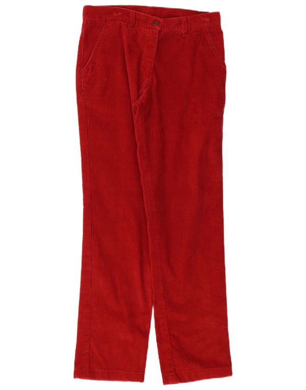 Kappa Pantalon en velours côtelé Perfect Fit pour femme IT 42 Medium W30 L31 Rouge