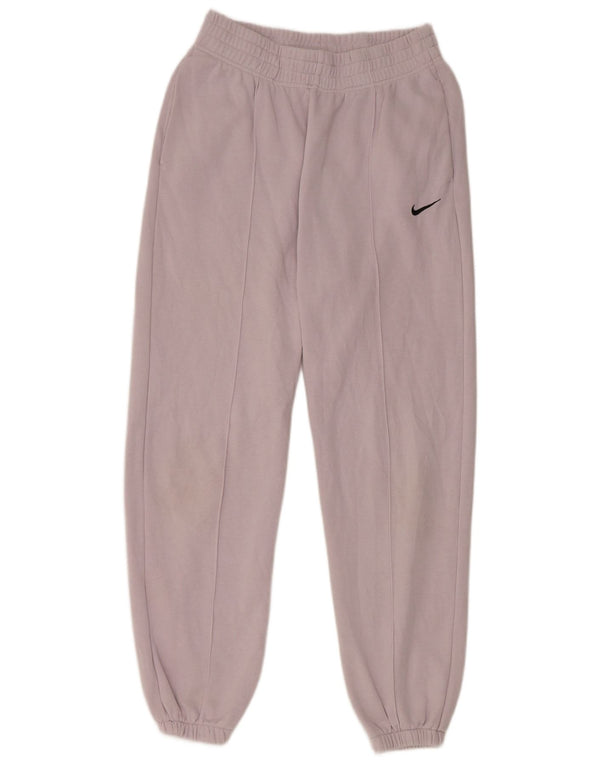 Nike Pantalon de survêtement pour femme Joggers UK 10 Small Violet Coton