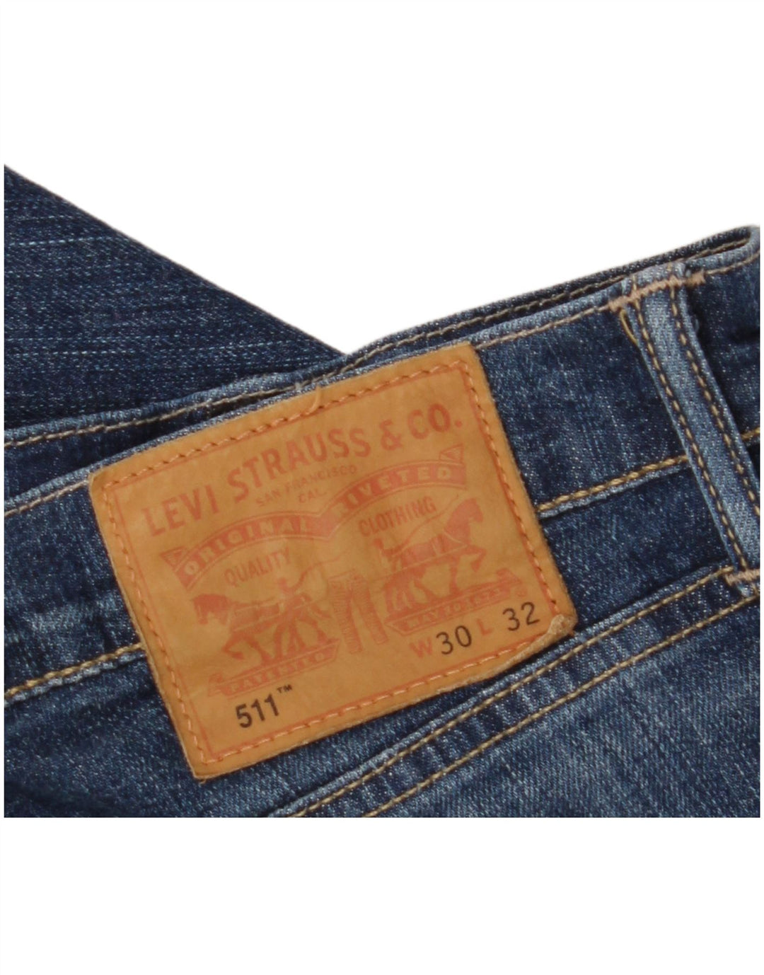 LEVI'S Jean Slim 511 Femme W30 L32 Bleu Coton