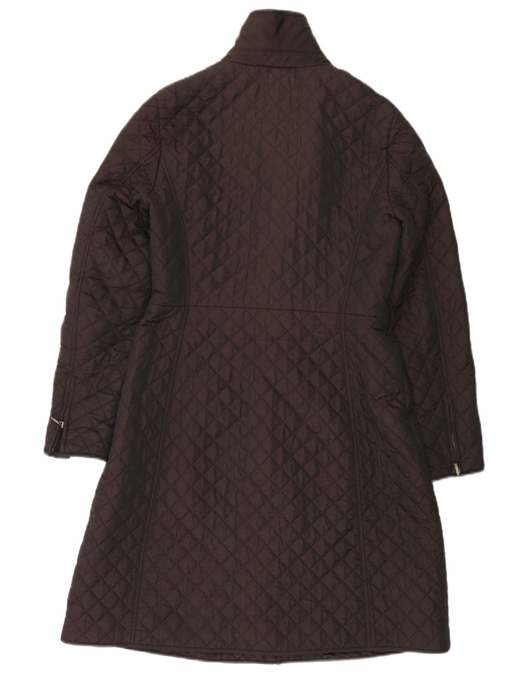 HOBBS Manteau matelassé pour femme UK 10 Petit Marron Polyamide