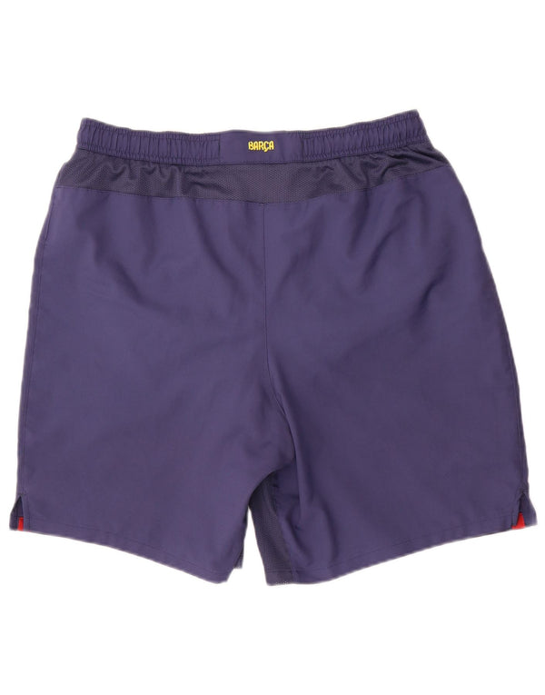 Nike Homme Short de Sport Barcelone XL Bleu Marine Polyester