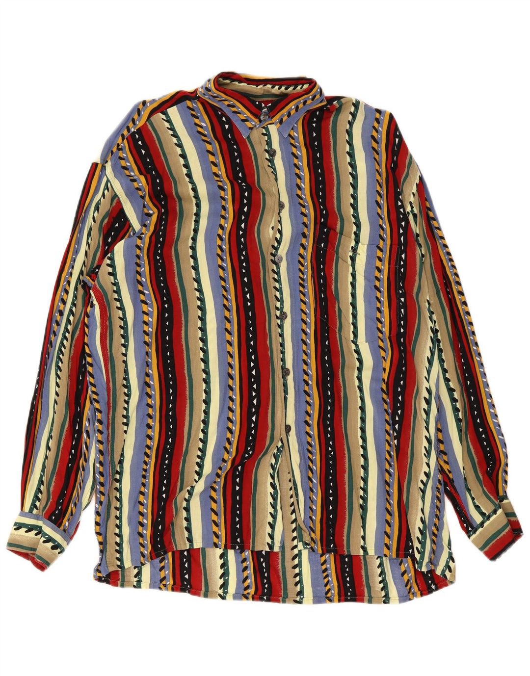 Hatico Performance Chemise Homme Taille 41 Grande Viscose Rayée Multicolore
