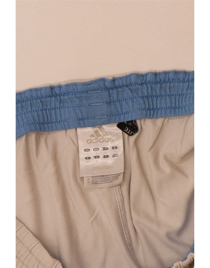 Adidas Short de Sport Climalite Homme Coton Beige Moyen