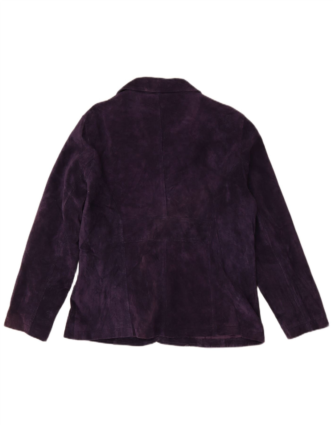 TCM Veste blazer en daim à 3 boutons pour femme UK 20 2XL Cuir violet