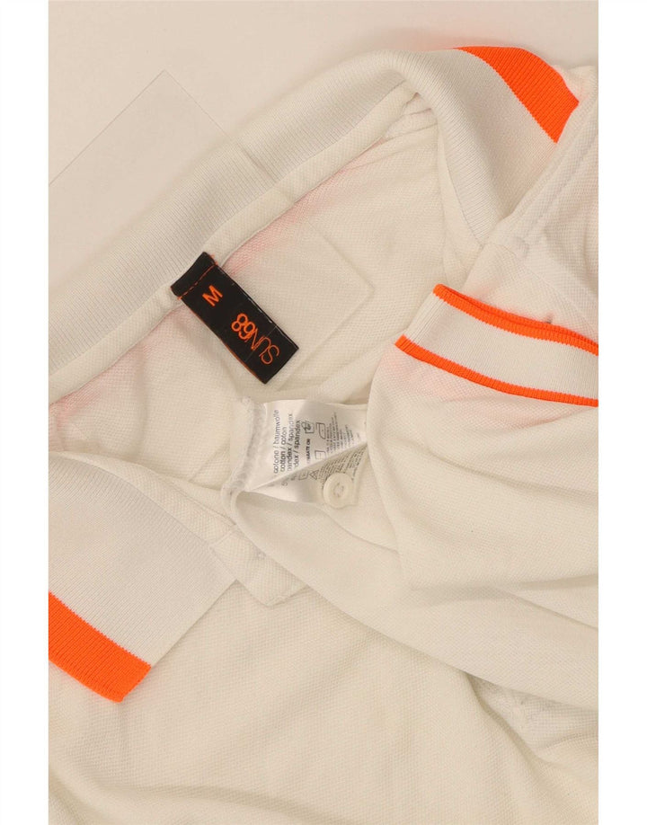 Sun68 Polo Homme Coton Blanc Moyen