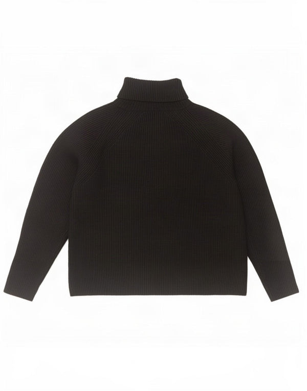 Marks & Spencer Pull surdimensionné à col roulé pour femme UK 16 Large Noir