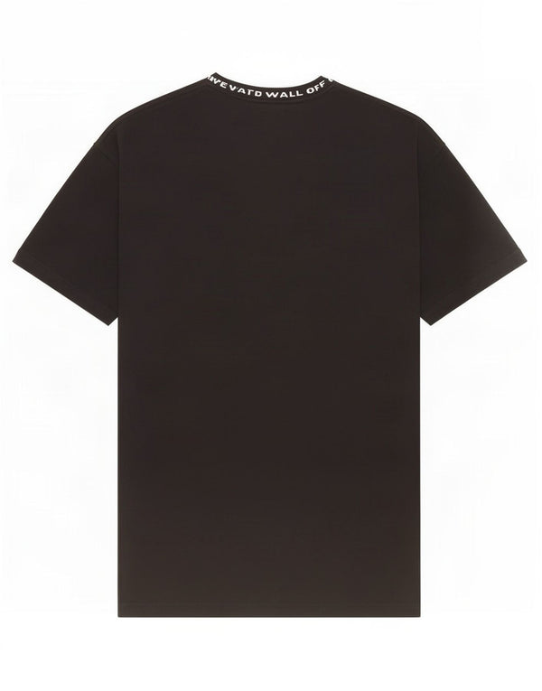 Vans T-shirt graphique pour hommes, grand, en coton noir