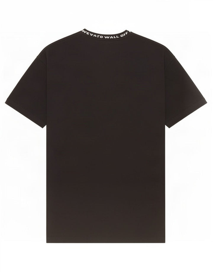Vans T-shirt graphique pour hommes, grand, en coton noir
