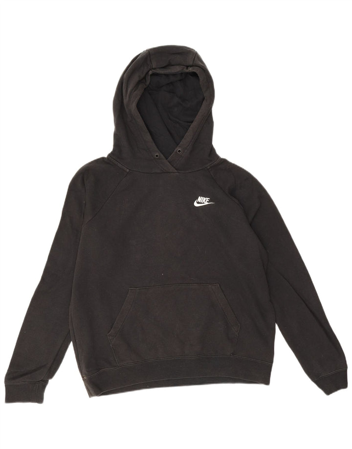 Nike Pull à capuche pour homme Petit coton noir