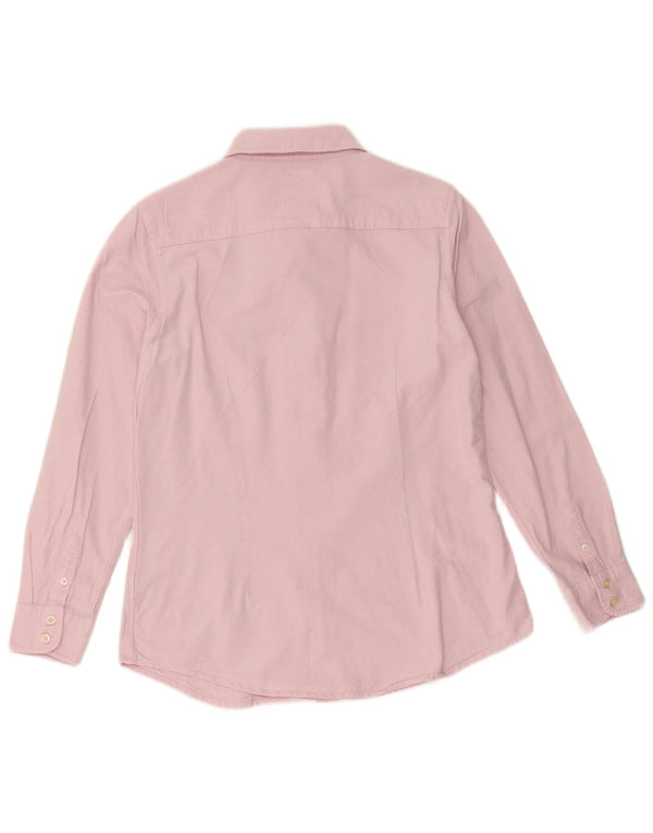 Crew Clothing Chemise Femme UK 12 Coton Rose Moyen