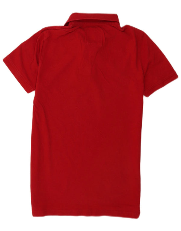 Crew Clothing Mens Polo Shirt Small Red Cotton
