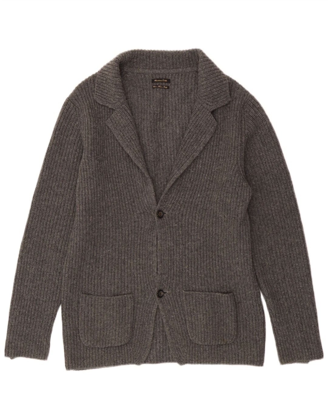 Massimo Dutti Cardigan Homme Pull XL Gris