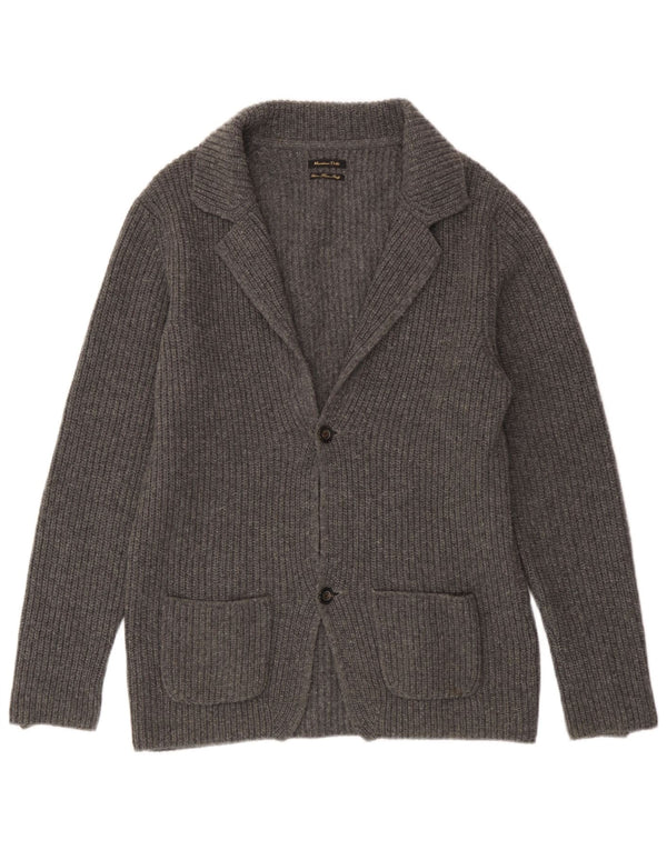 Massimo Dutti Cardigan Homme Pull XL Gris
