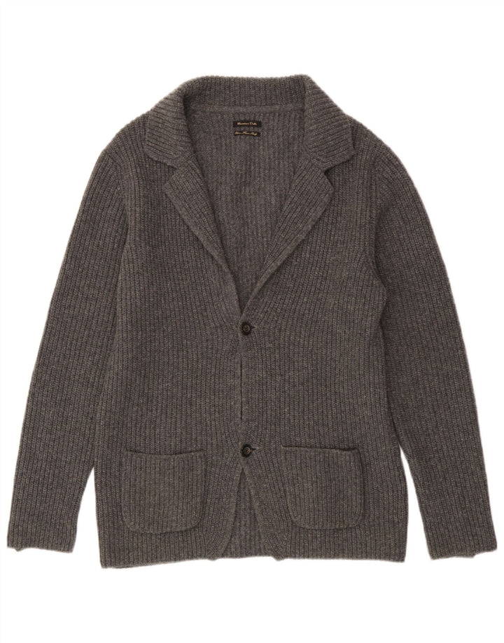 Massimo Dutti Cardigan Homme Pull XL Gris