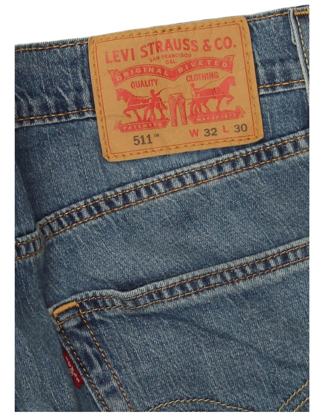 Levi's Jean Slim 511 Homme Bleu W32 L30 Coton