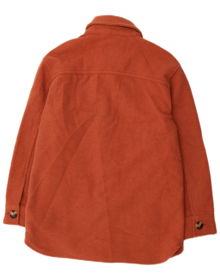 Fat Face Veste utilitaire surdimensionnée pour femme UK 10 Petit Orange Polyester