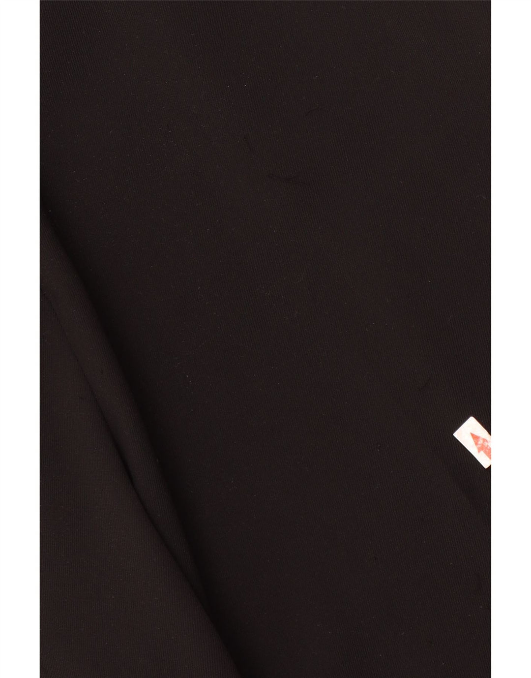 Zara Pantalon Chino Large Femme Moyen W28 L29 Noir Polyester