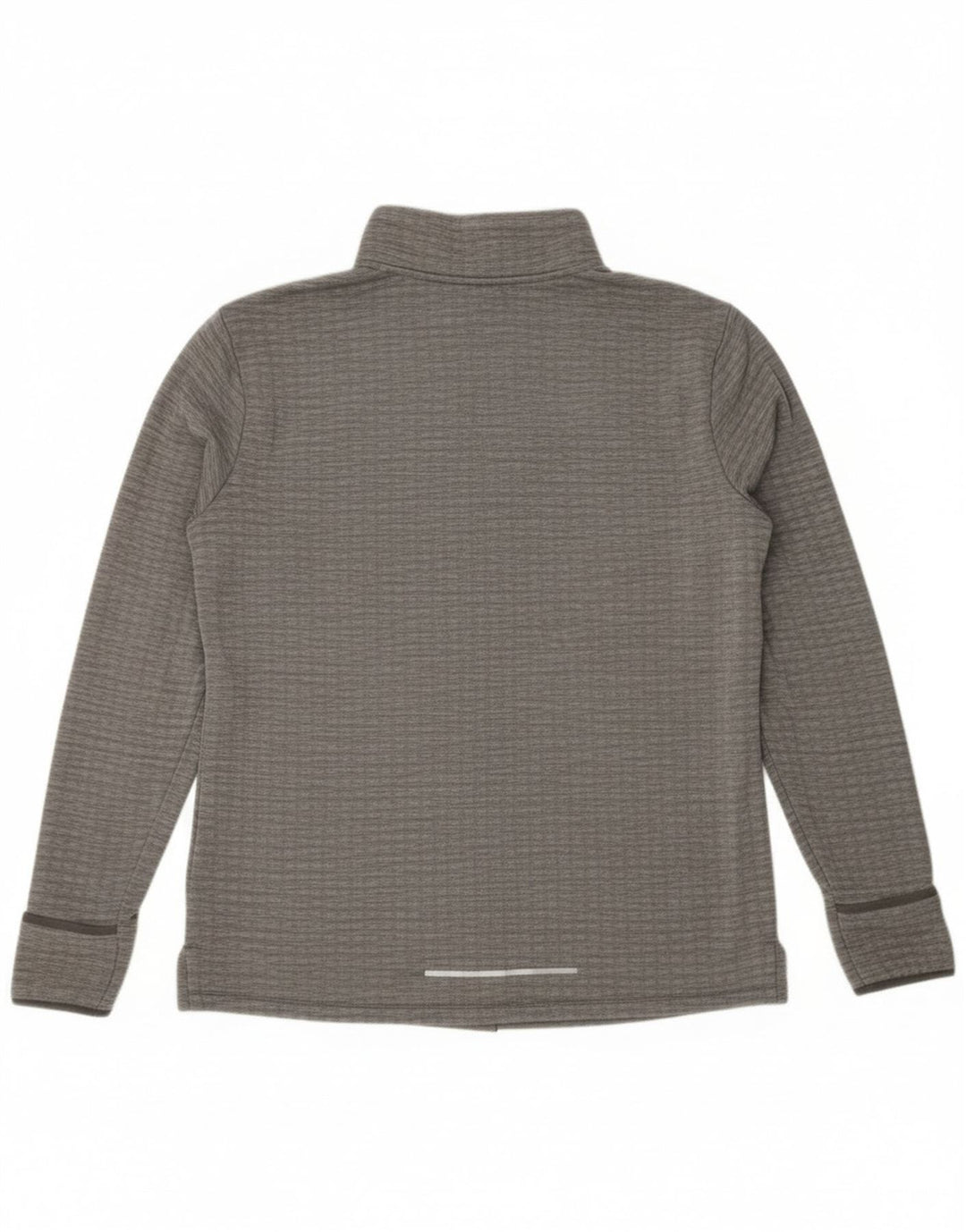 Nike Haut de survêtement à col zippé pour homme Grand polyester moucheté gris