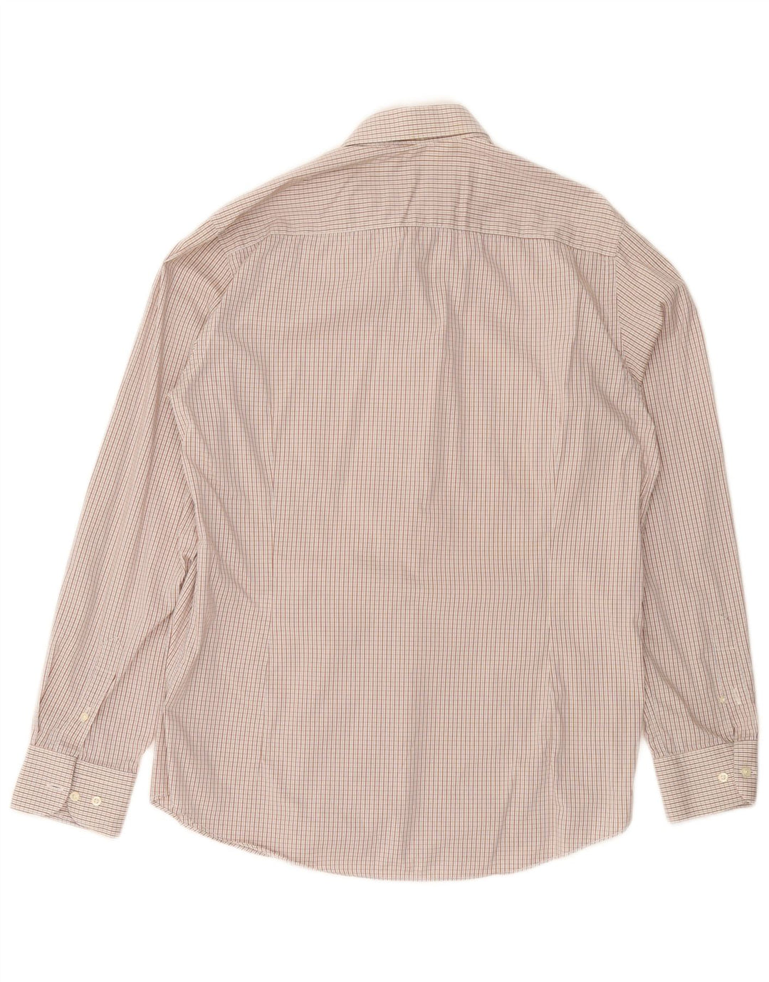 Trussardi Chemise Homme Taille 43/44 XL Vichy Marron