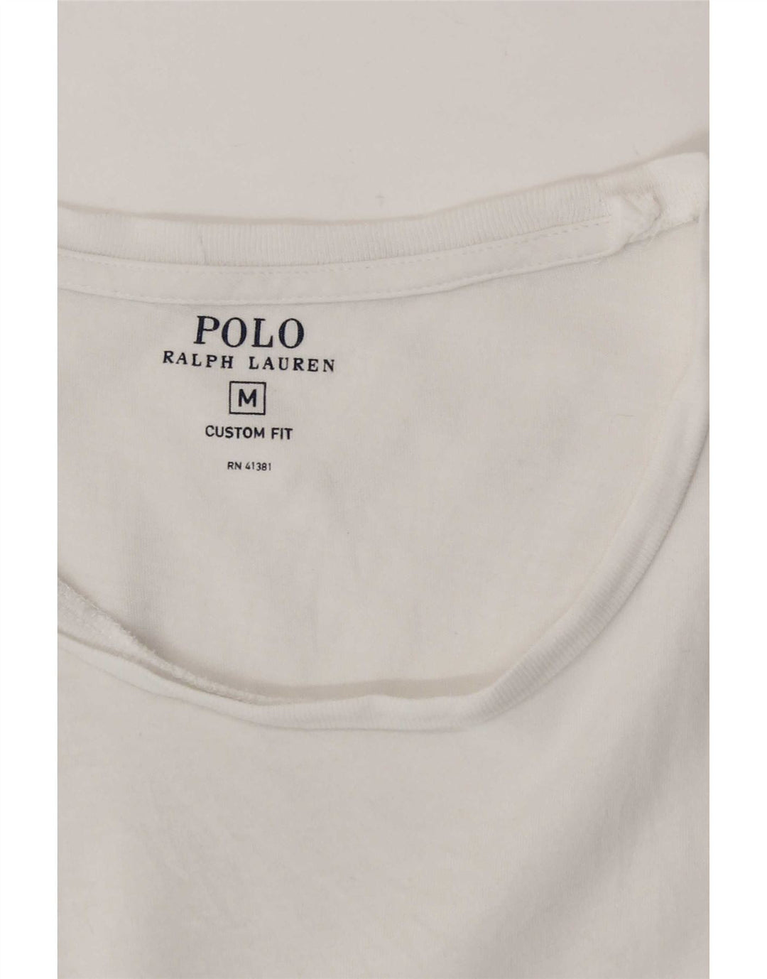 Polo Ralph Lauren T-shirt ajusté sur mesure pour homme Blanc moyen