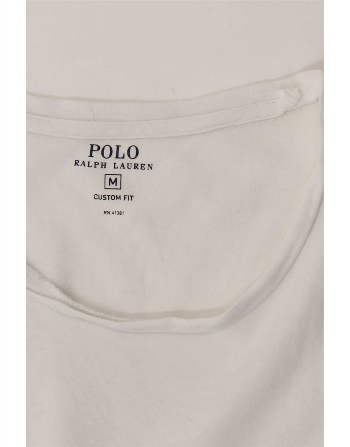 Polo Ralph Lauren T-shirt ajusté sur mesure pour homme Blanc moyen