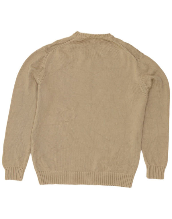 ZARA Homme Pull Col V XL Beige Coton