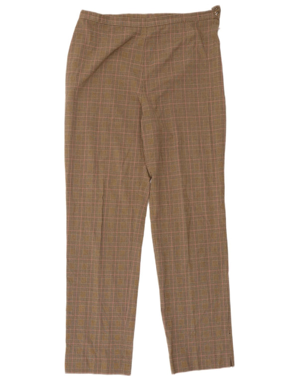 Marks & Spencer Pantalon décontracté pour femme UK 14 Large W34 L29 Marron
