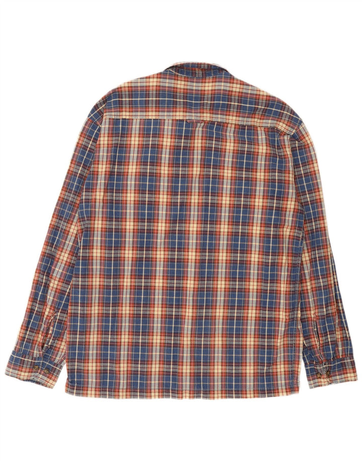 Wrangler Chemise en flanelle pour homme en coton à carreaux multicolores