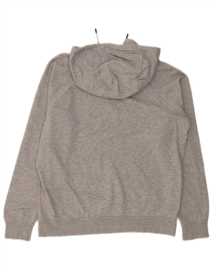 NIKE Pull à capuche graphique pour homme en coton moucheté gris moyen