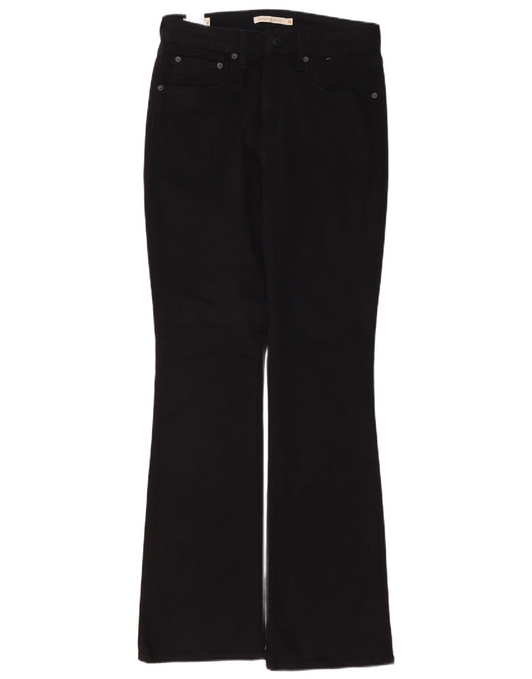 LEVI'S Jean Bootcut Taille Haute Femme 725 W30 L32 Coton Noir