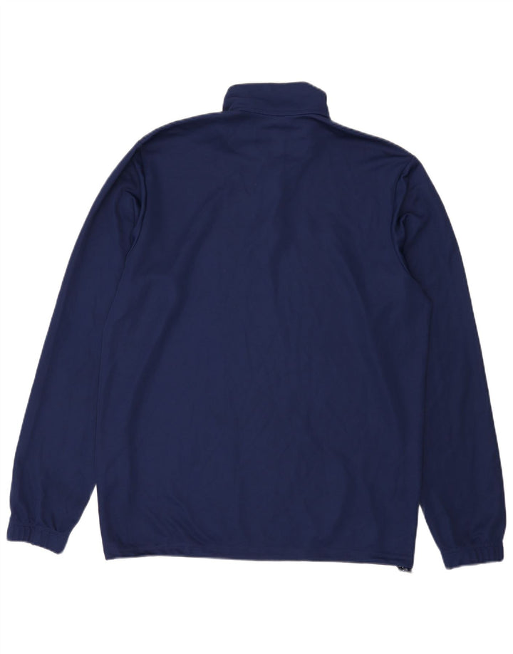 Adidas Aeroready Pull à col zippé pour homme Bleu marine Taille L
