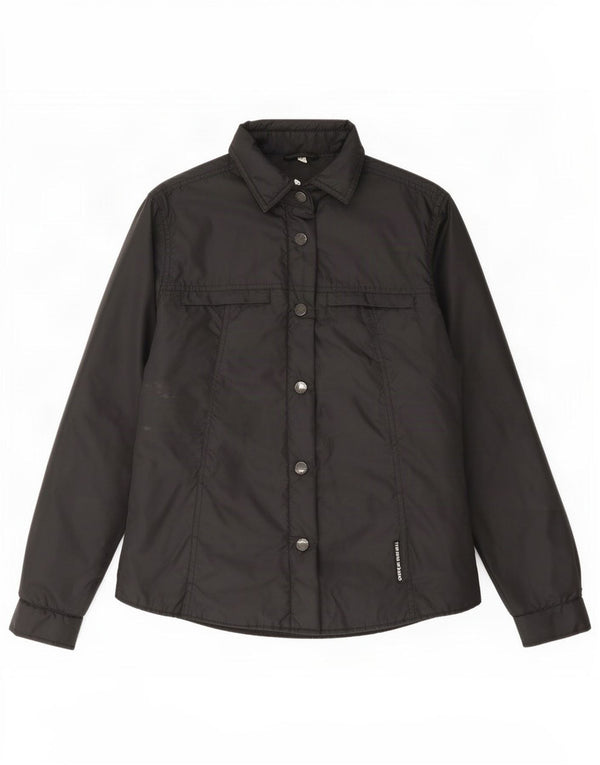 Tucano Urbano Veste Bomber Femme UK 10 Petit Nylon Noir