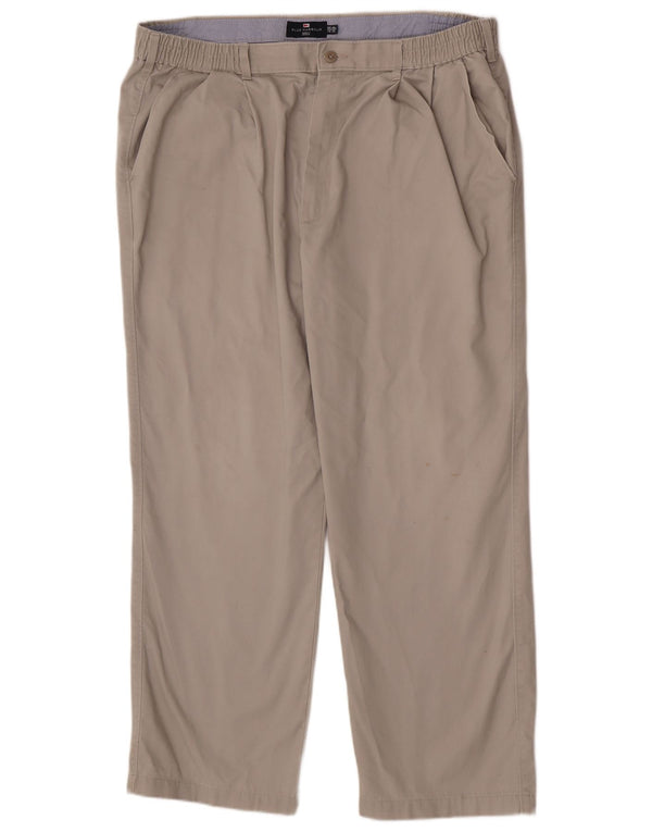 Marks & Spencer Pantalon Chino Droit Blue Harbor Homme W40 L29 Beige