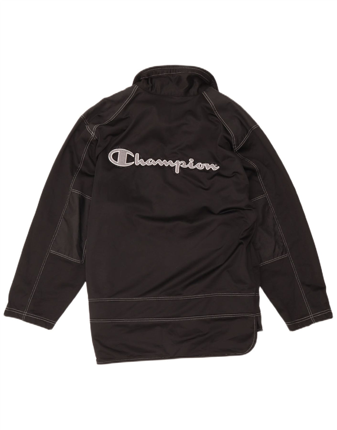 Champion Veste de survêtement graphique pour homme Petit noir Polyester