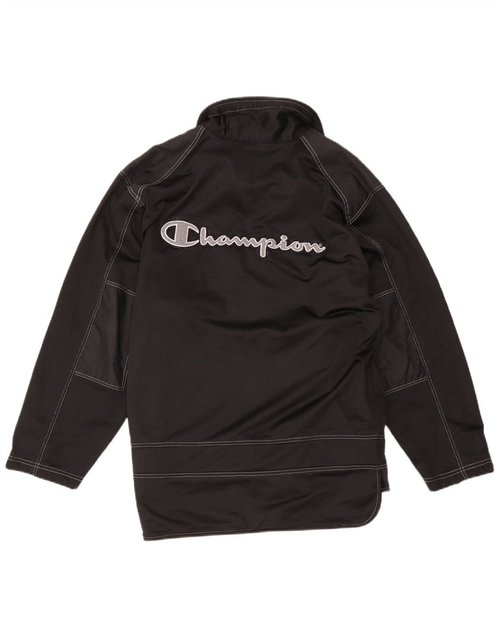 Champion Veste de survêtement graphique pour homme Petit noir Polyester