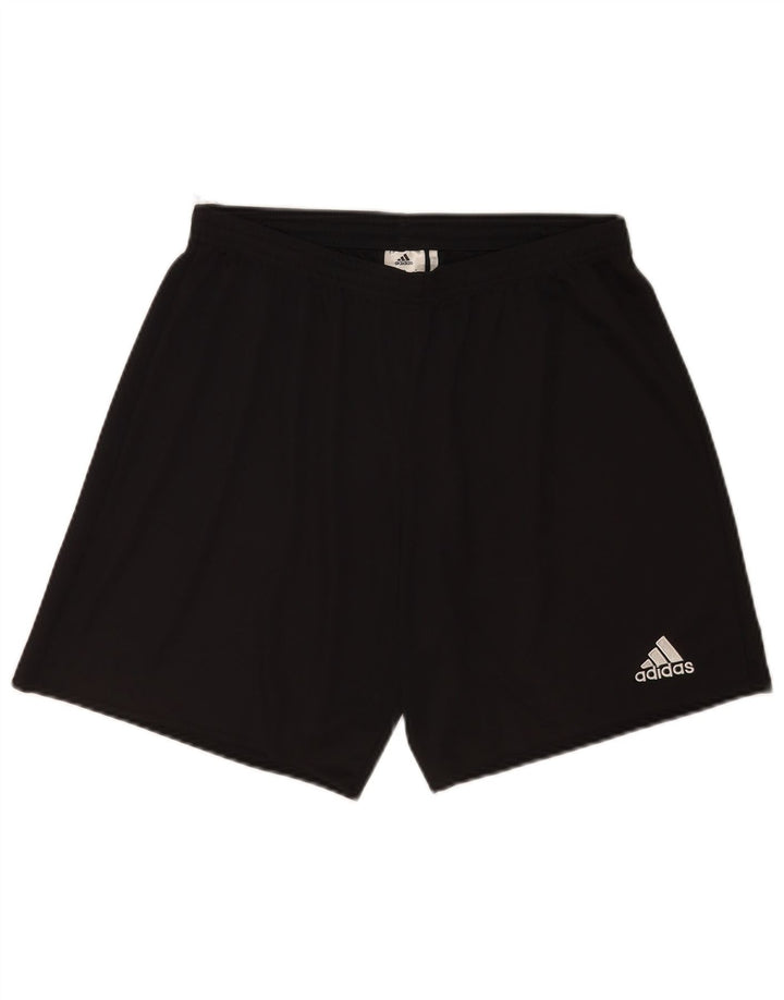 Adidas Short de sport Climalite pour homme, grand, noir, polyester