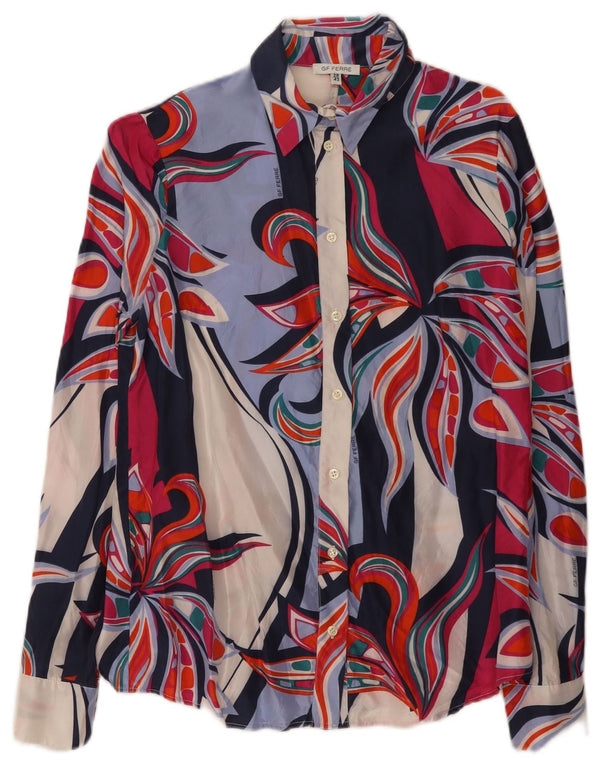 GF Ferre Chemisier Femme IT 42 Soie Florale Multicolore Moyenne