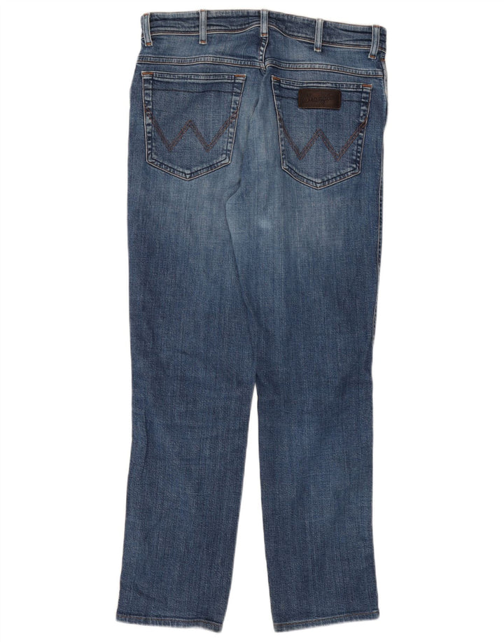 WRANGLER Jean Droit Texas Homme W32 L30 Bleu Coton
