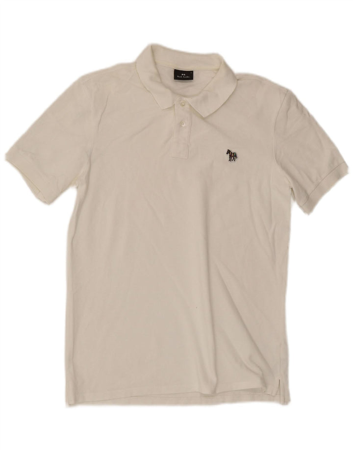 Paul Smith Polo Homme Petit Blanc Coton