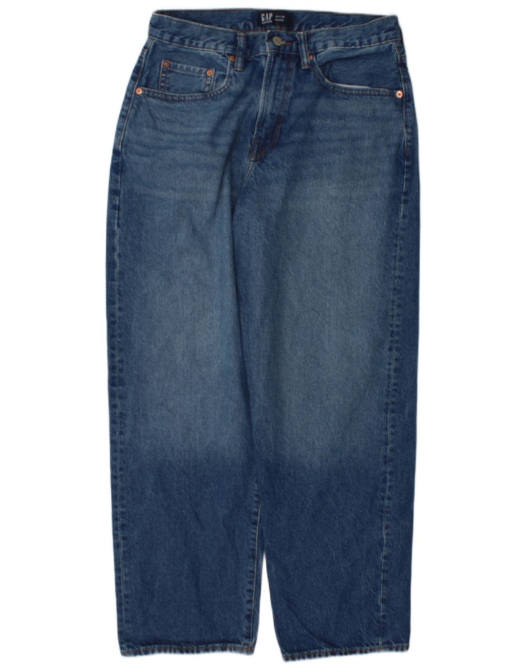 Jean Loose Femme Gap W29 L30 Bleu Marine Coton