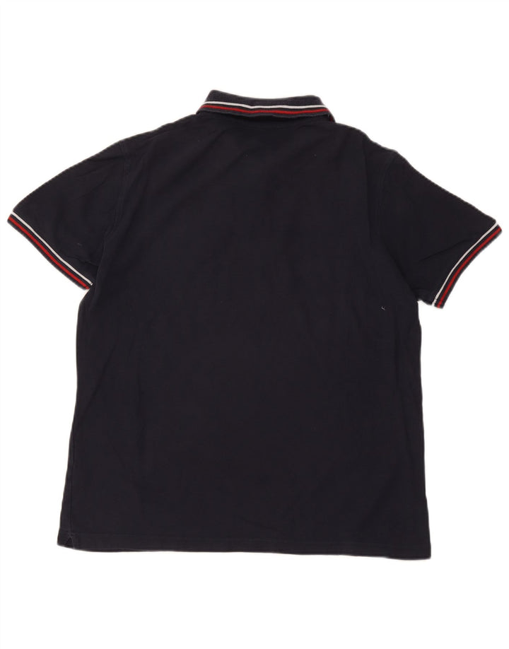 Lotto Polo Homme Bleu Marine Moyen Coton