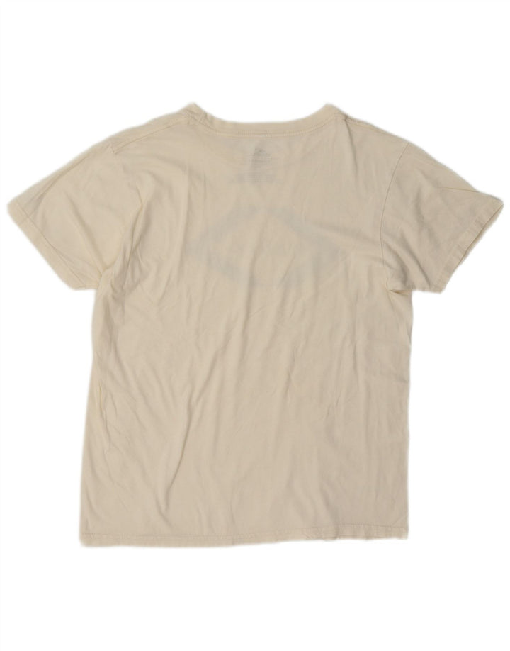 O'Neill T-shirt graphique coupe standard pour homme en coton blanc cassé moyen