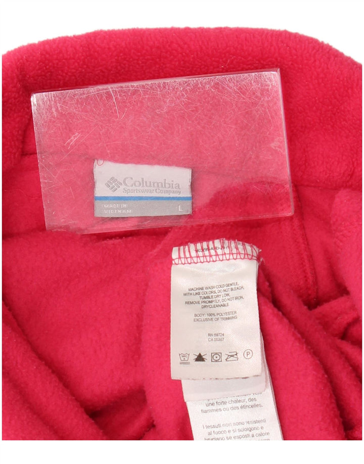 COLUMBIA Veste Polaire Femme UK 16 Large Rose Polyester
