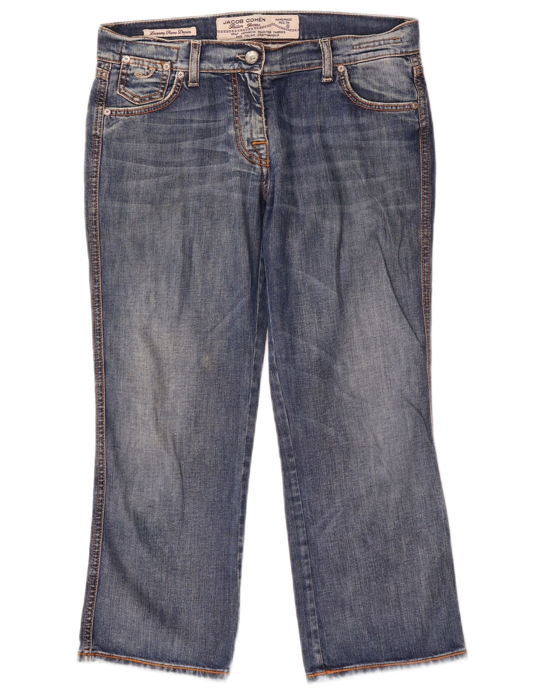 Jacob Cohen Jean court femme W30 L24 coton bleu