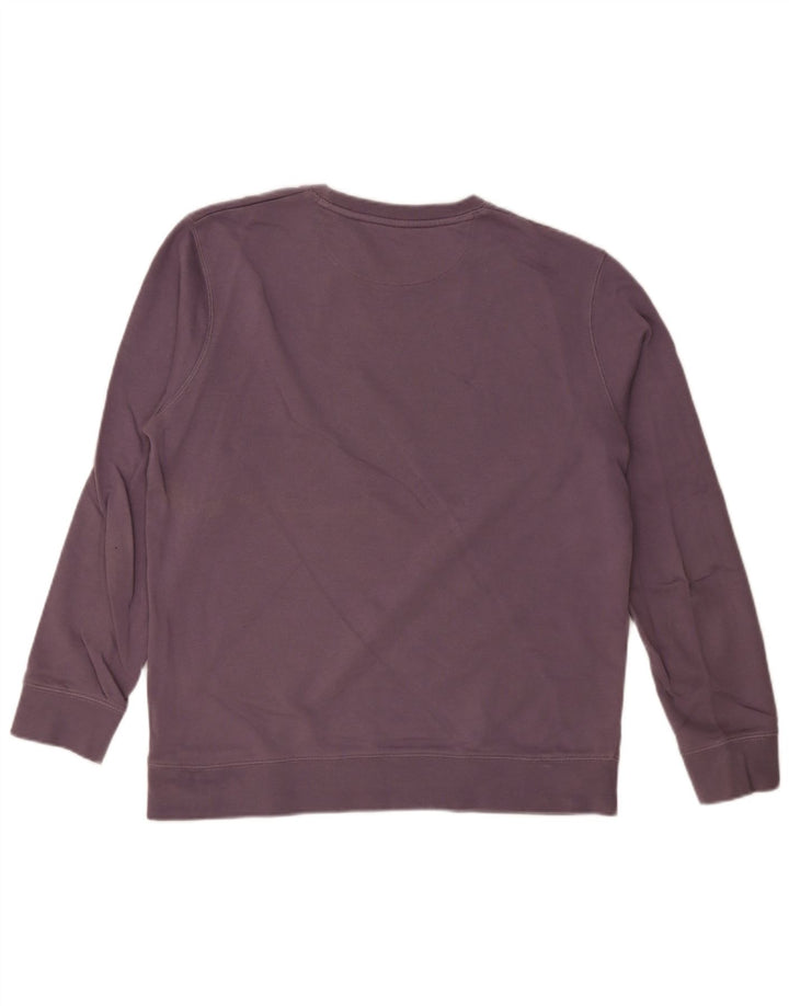 Wrangler Sweat-shirt pour homme en coton violet moyen